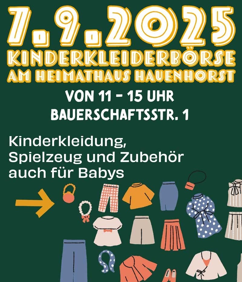 Kinderkleiderbörse am Heimathaus