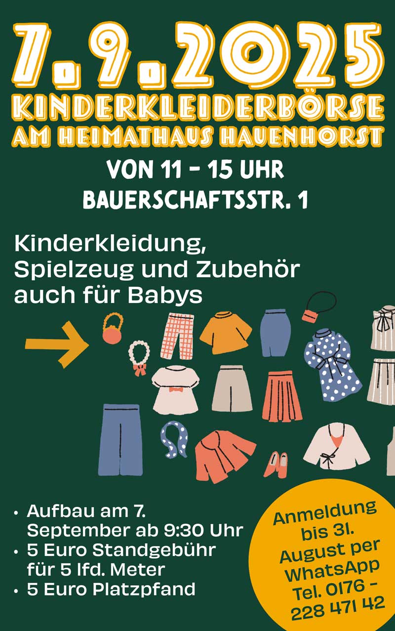 Kinderkleiderbörse 2025
